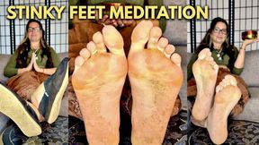 Meditate to My Stinky Hippie Soles - POV Foot Worship Feet JOI