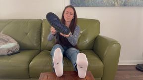 Big Sweaty Feet size 9 and Crossing Legs