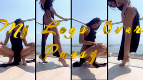 My Legs Over Pussy- Ebony Femdom Goddess Rosie Reed Pussy Denial With Her Long Legs