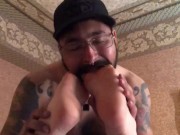 Smelly Foot Worship After Roadtrip