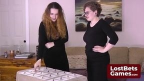 Gracie and Roxy engage in a thrilling game of Strip Memory