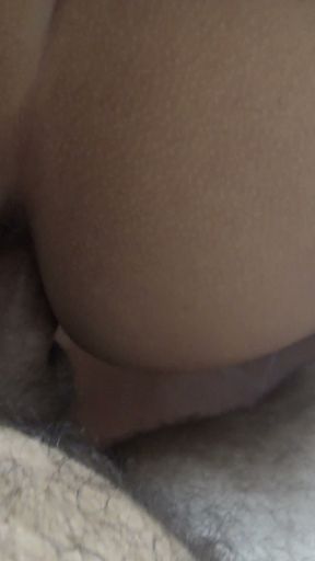 perverted stepson begged me to piss from my hairy pussy before he fucked me   Clip 1