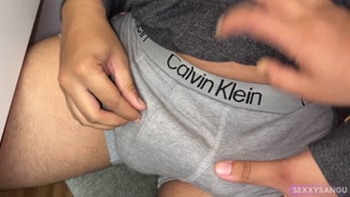My boyfriend watching porn and I caught him and sit on his big dick