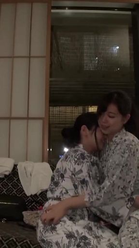 Real Shot Lesbian Hot Spring Journey - Part2