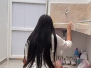 ¡No me la saques papi! ¡Aún quiero más papi! ¡¿Te gustan mis tetas?¡ Dame tu lechita! ¡Ay no pares!