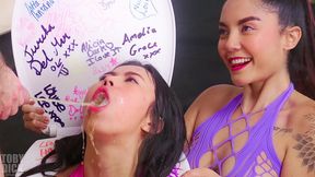 anal piss toilet whore threesome! cute girls hard fucked in holes and eat old man s nasty asshole