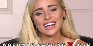 Curvy blonde Naomi Woods deepthroat interview