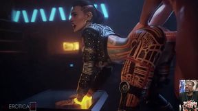 Widowmaker&rsquo_s Fat Ass Makes You Cum In Your Own Face, Tattooed Babe Jack Jack Anal