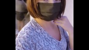 【Shemale】Ting-Xuan blowjob for a man and masturbation together