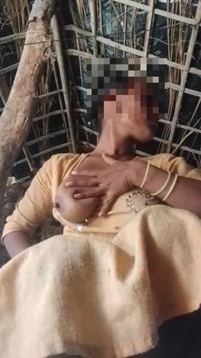 Desi college girl&#039;s big nipples and pussy fingered