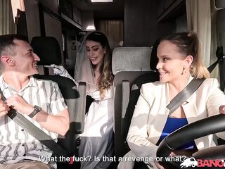BangVan - Runaway Bride in Weddting Suit Marica Chanelle got Cheated and Seeks Payback!