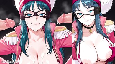 ToonFunPool Porche Blowjob Big Tits with Naruto and Nezuko