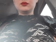 Public titty drop tease ( Full clip available)