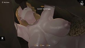 Hottest Cucking Interracial Hentai Game Gangbang