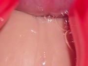 Horny Precum Straight Edge Cock Block Leaking Dangling Close Up Cock Twink Shorties