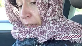 Algerian Slut Shows Her Hairy Pussy To An Older Man