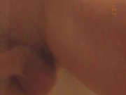 Sissy Relyks has sissygasm and soft cums hands free riding BWC dildo on snapchat