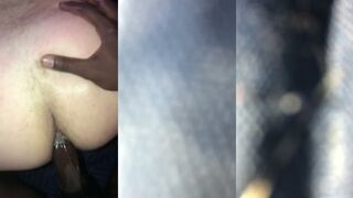 Hairy ass June 2020 gets his big black ass drilled by a huge black cock