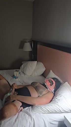 Nylon layers with dirty panties Sanitary Napkin