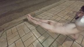 Naked and exposed on the street
