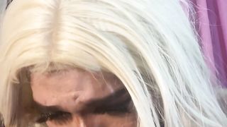 Filipina trans draining with meaty manstick and ample explosion