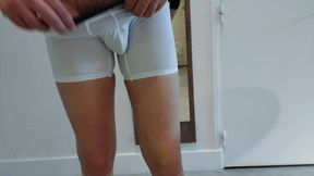 Sexy underwear cum hand