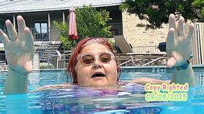 Nurse Vicki Models Her New Bikini by Pool Flashes You Then