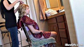 Blonde Brooke Heaven Preparing For the Day