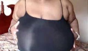 Huge black BBBW tits