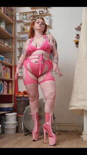 Mini Latex Bikini Makes Another Apperance