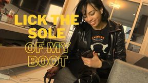 slave licking of toes, socks and feet