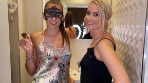 how real filming with porn actresses goes behind the scenes - blowjobe the cameraman - yoya grey and sharon white