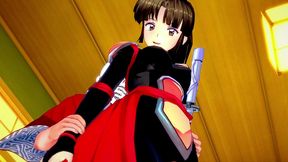 fucking sango from inuyasha - red - full & pov version on sheer & ptrn: fantasyking3