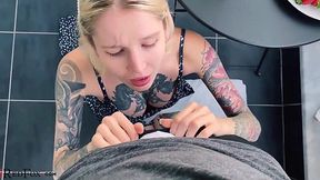 Pristine POV BJ, Deepthroat and Sperm Swallow