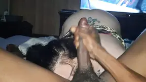 Ass eating my husband black friend