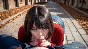 her naughty mouth wanted to be filled with my cum [ai]