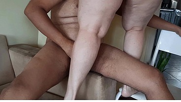 She is the one who takes initiatives like this one of fucking naked in front of the webcam.