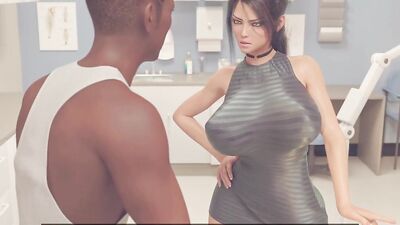 Big black dick stretched out Hentai cartoon babe in a wild hentai fuckfest