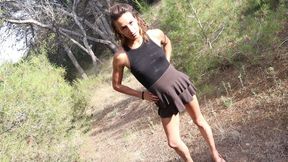 We stopped in the way to have sex in the woods