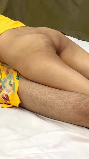 Mosi farted with her big ass. As soon as I heard step mom&amp;#039;s fart, my penis became erect.   Clip 1