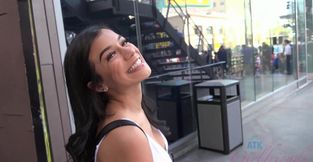 Brunette Savannah Sixx enjoys while talking about anal sex