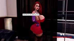 3D Animated POV: Fucking a hot girl with biggest tits in hotel room