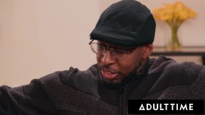 ADULT TIME - Slutty Victoria Voxxx CAUGHT Masturbating By Nerdy Airbnb Owner And Rides His Dick!