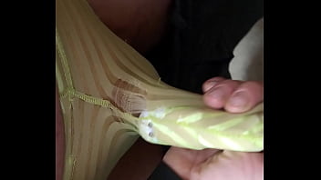 Laying vibrator right on sweet spot resulting in body convulsions, leaking pre-cum, moans &amp_ groans, shakes, almost orgasm, shakes of the forbidden orgasm