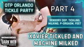 OTP Orlando Tickle Party 2025 - Xavier Sensory Dep Tickled And Machine-Milked To Post Orgasm (Part 4)