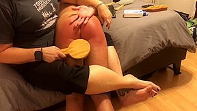 Long Bare Butt Otk With Hands, Brushes And Paddles Oh My!