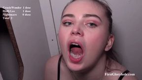 MollyLee & GracieWonder - Gloryhole before GangBang