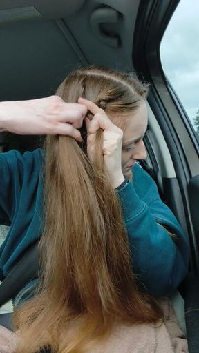 Braids in car