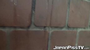 Exposed Asian beauty caught in the act outside