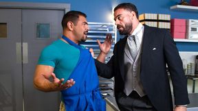 Beefy Ricky Larkin Pounds Draven Navarro in Cake Shop Chaos - Raging Stallion